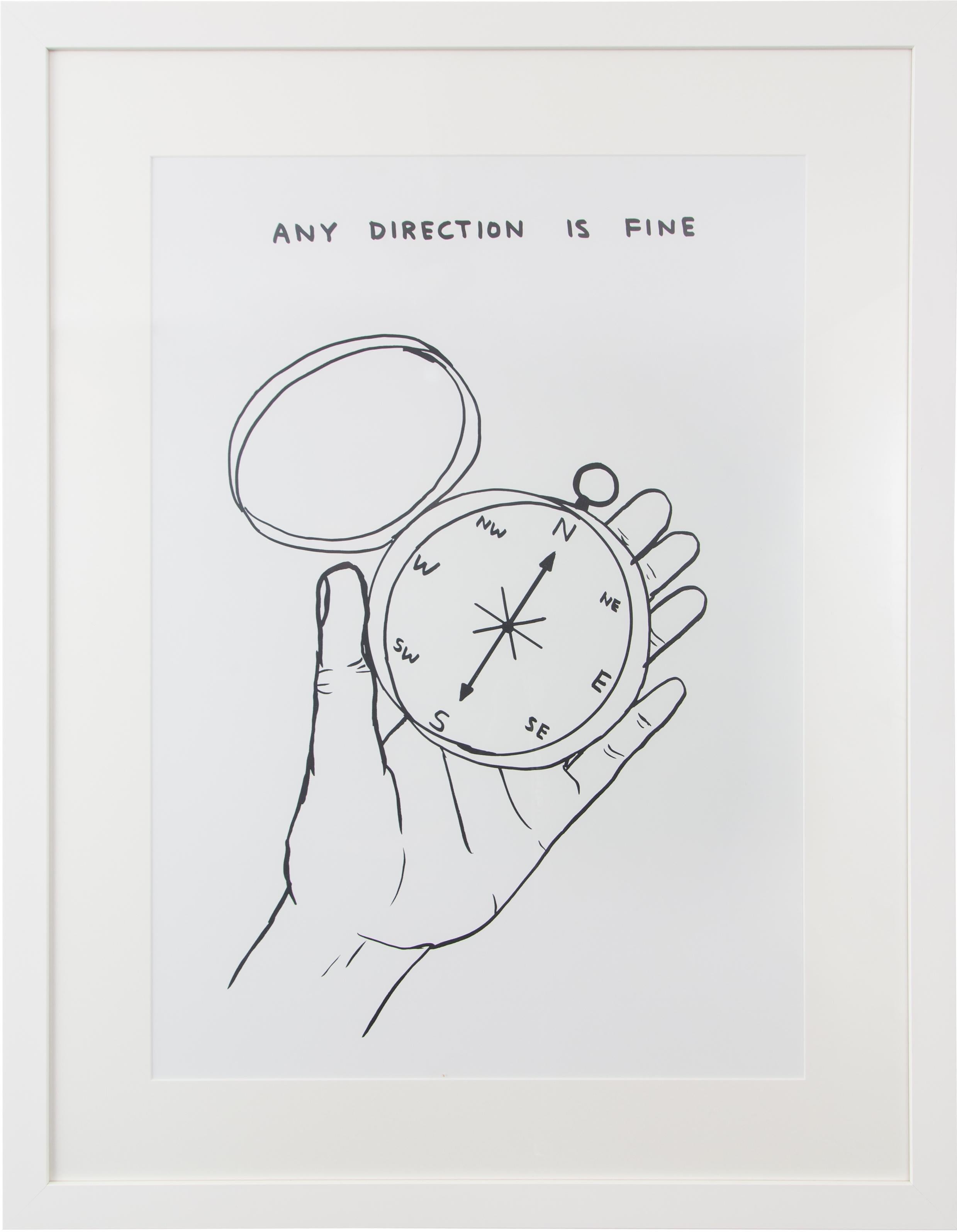 Any Direction Is Fine - Print by David Shrigley