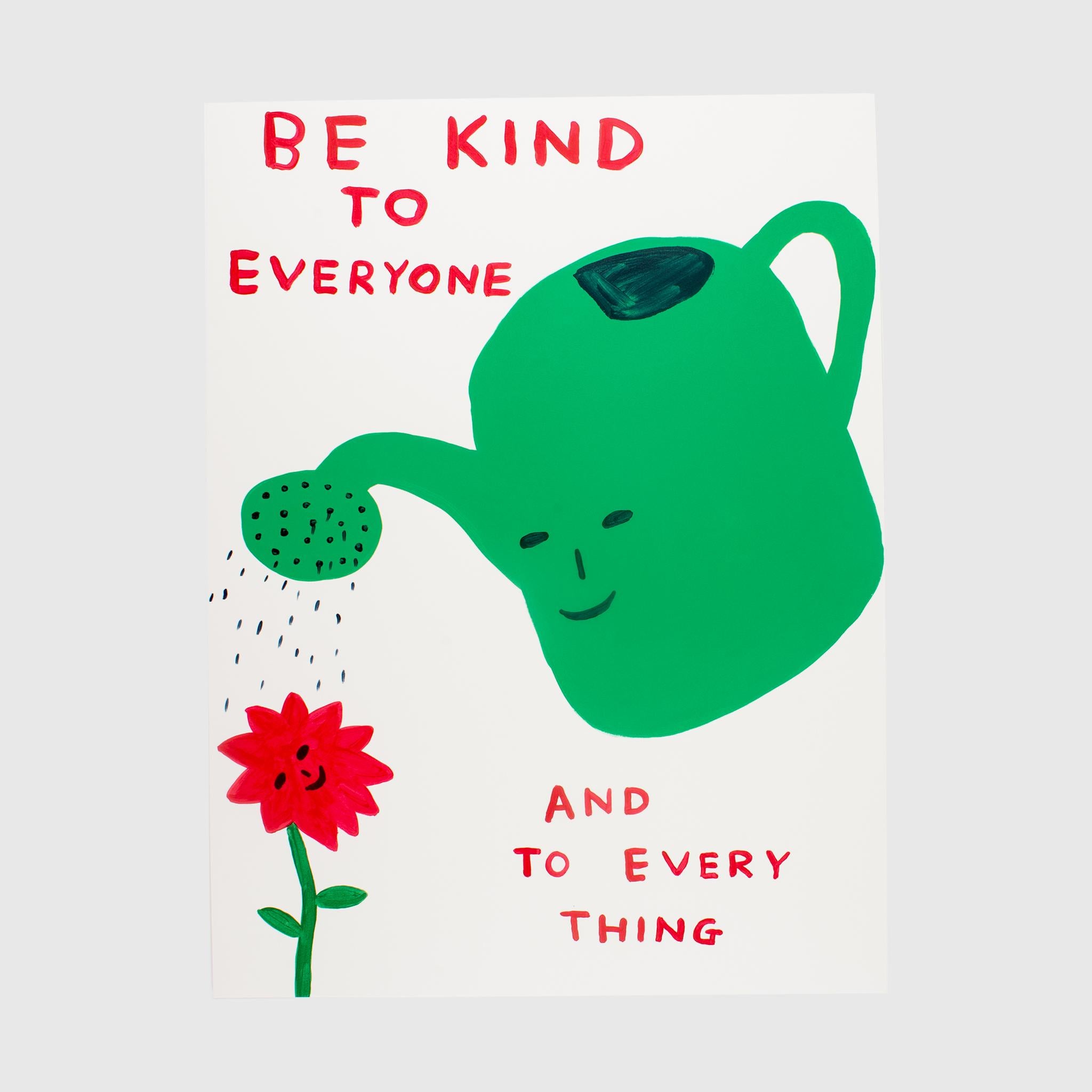 Be Kind To Everyone - Print by David Shrigley
