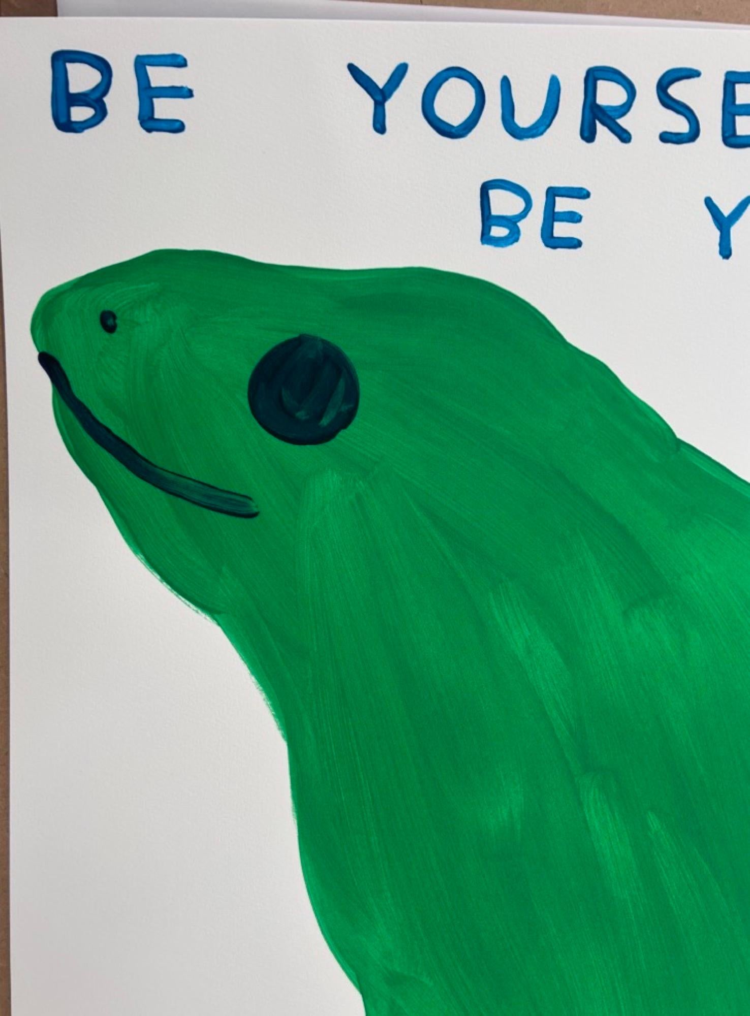 Sii te stesso Sii solo te stesso - Print Contemporaneo di David Shrigley