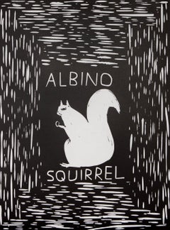 David Shrigley - Albino Squirrel, 2017