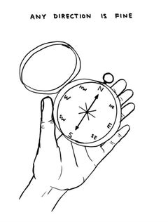 David Shrigley -- Any direction is fine, limited edition
