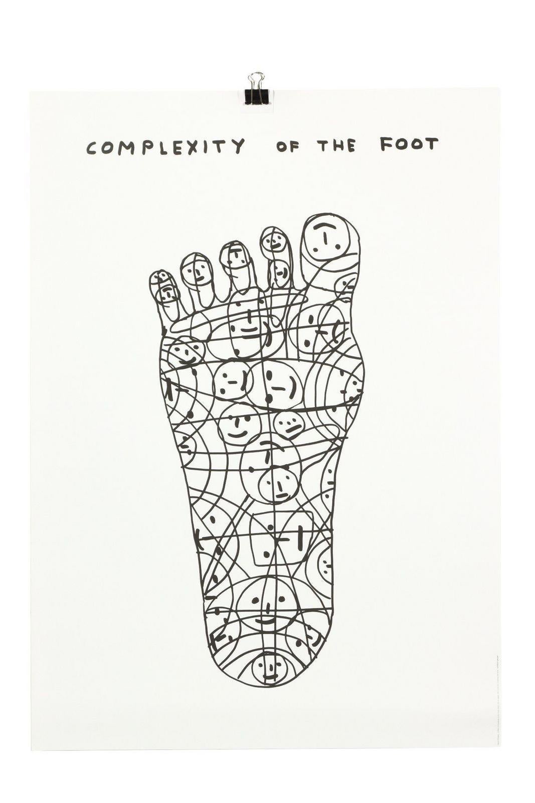 David Shrigley -- Complexity of the Foot, limited edition, 2023 For Sale 1