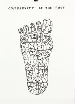David Shrigley - complexité du pied, édition limitée, 2023