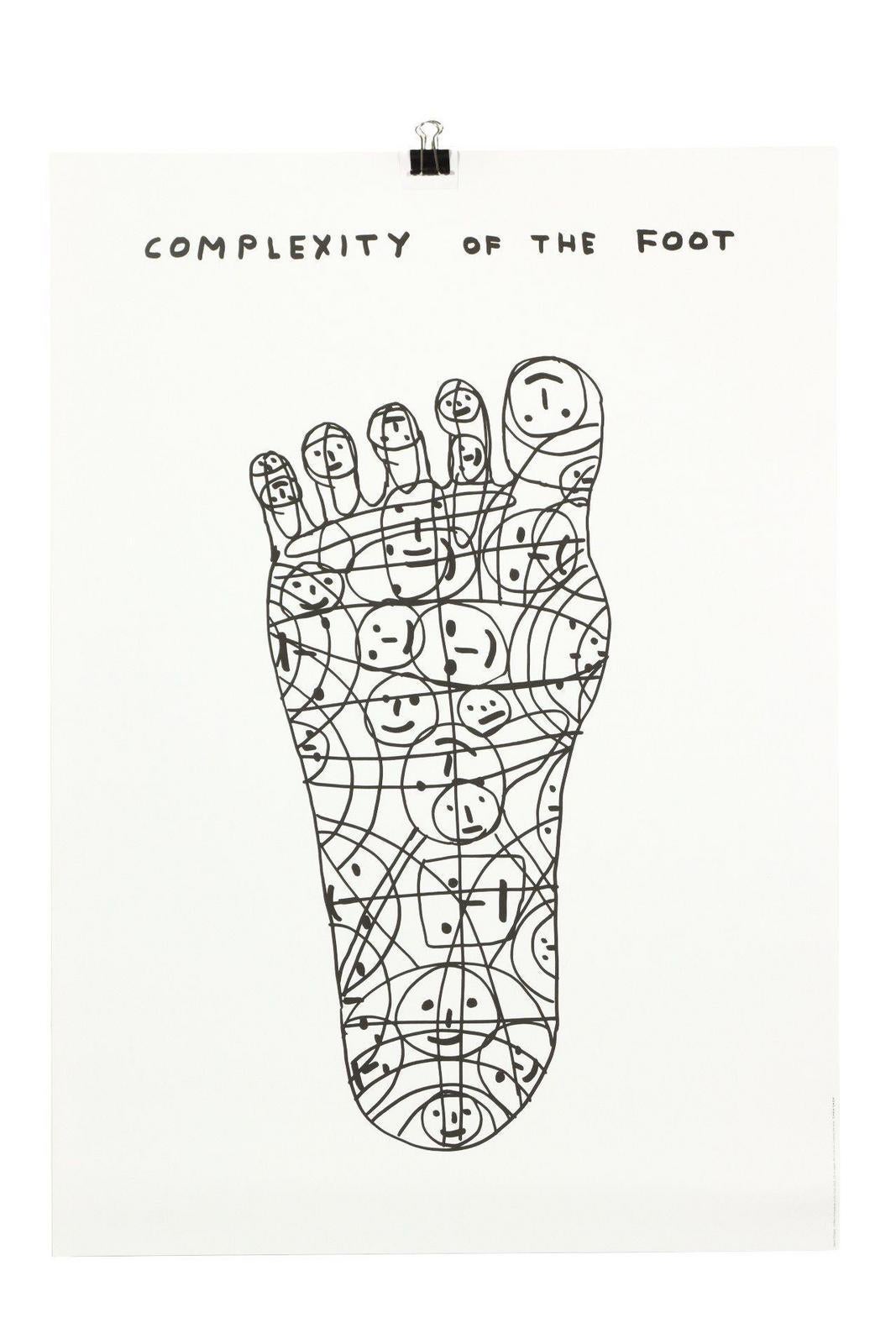 David Shrigley -- Complexity of the Foot, limited edition For Sale 1
