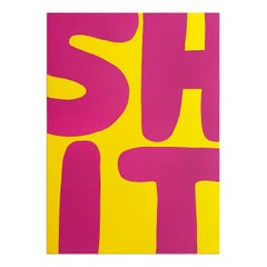 David Shrigley, Everyone Loves Colorful Shit, Screenprint, Pop Art, Signed Print