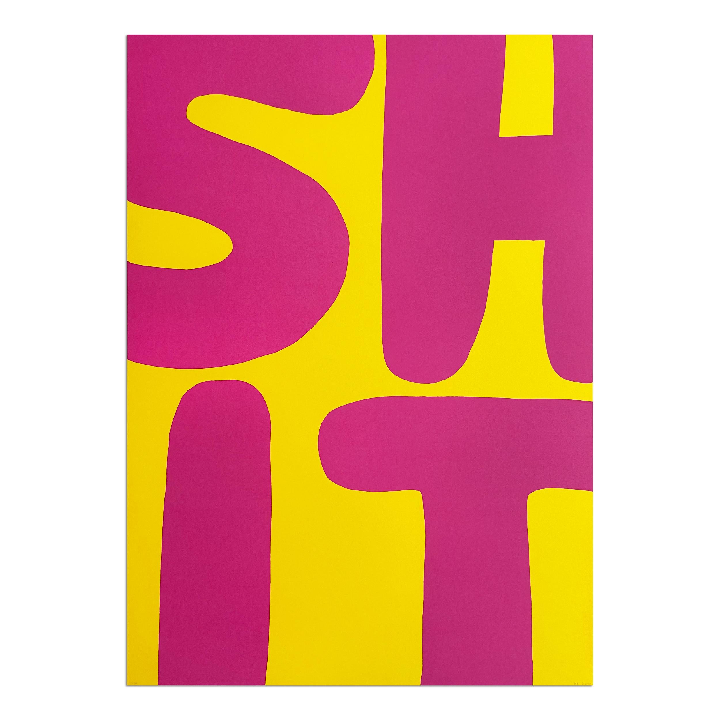 David Shrigley, Everyone Loves Colorful SHIT, Screenprint, Pop Art, Signed Print