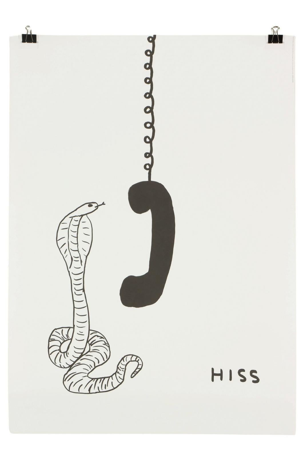 David Shrigley -- Hiss, limited edition For Sale 1