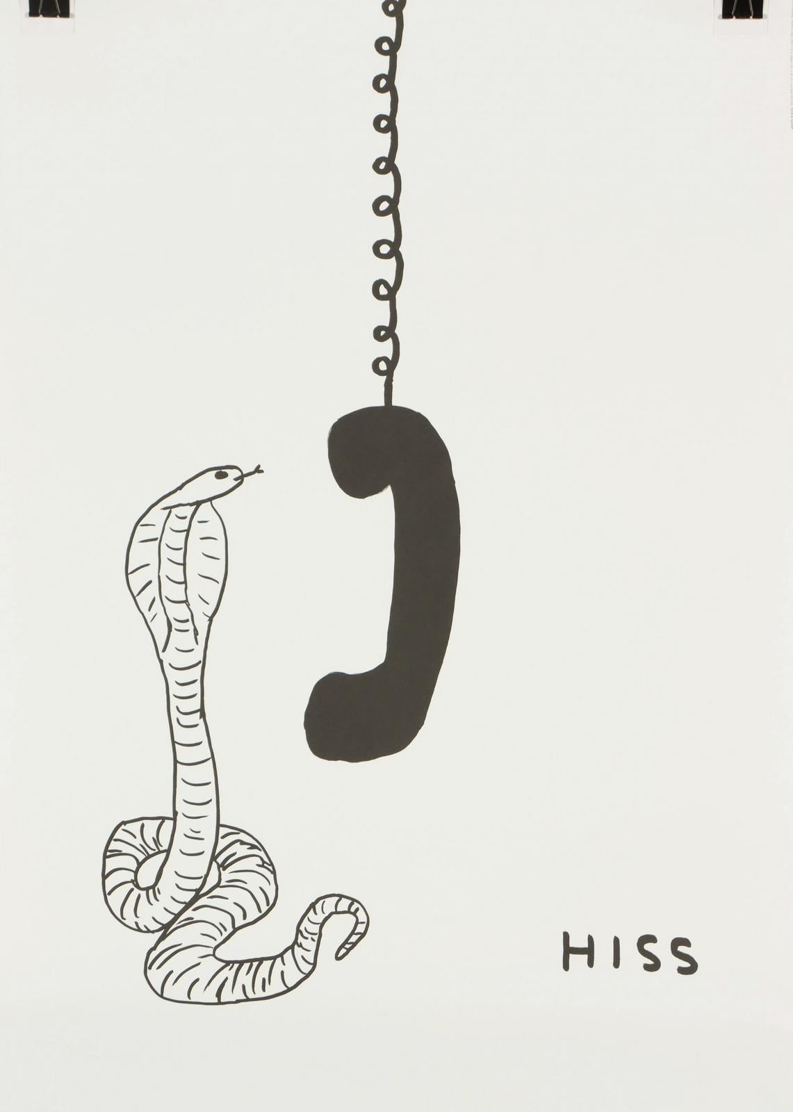 David Shrigley -- Hiss, limited edition