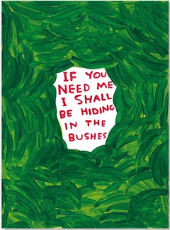 David Shrigley -- If You Need Me, limited edition, 2022