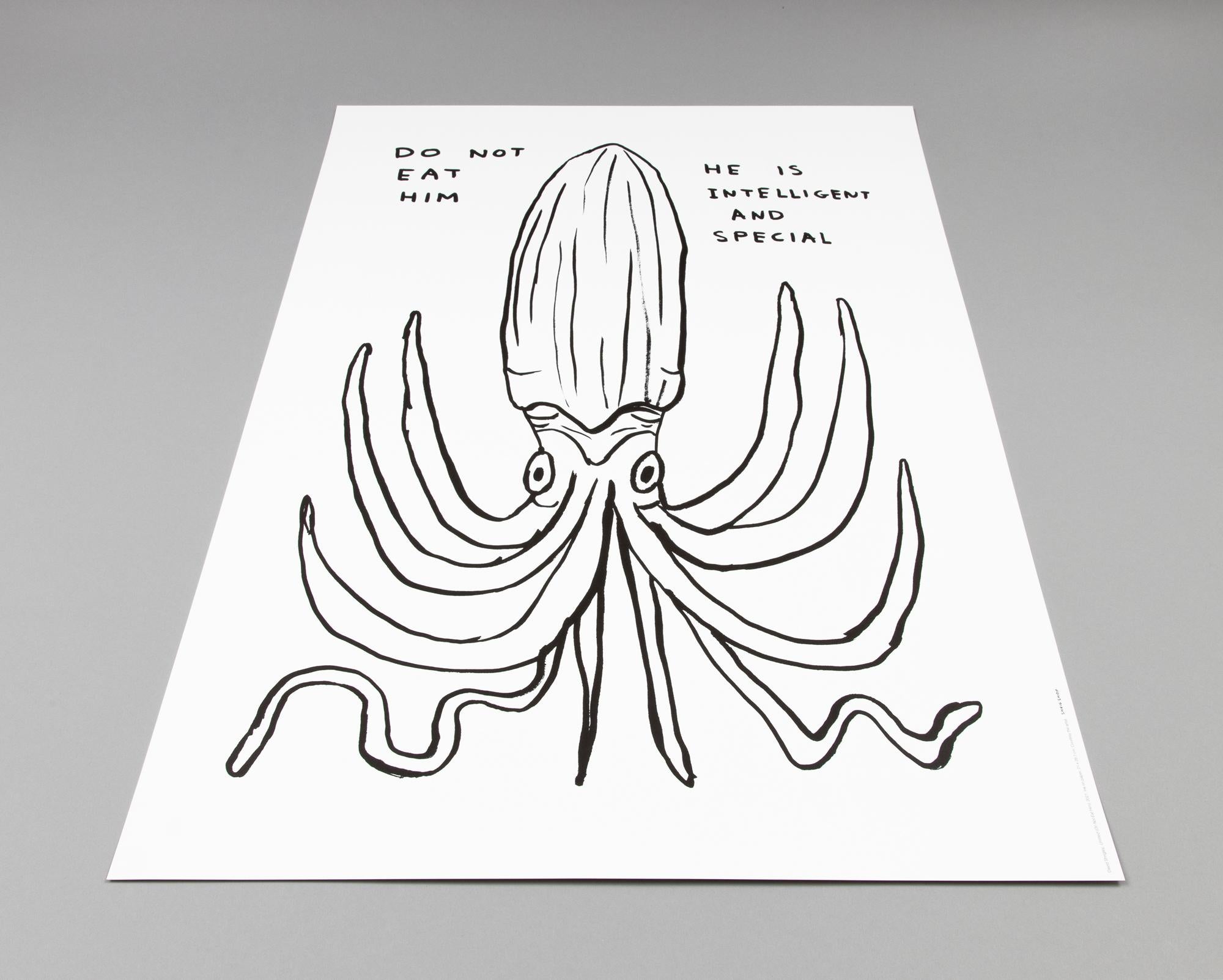 David Shrigley, I’ve Heard About Freedom + Do Not Eat Him - Set of 2 Prints For Sale 2