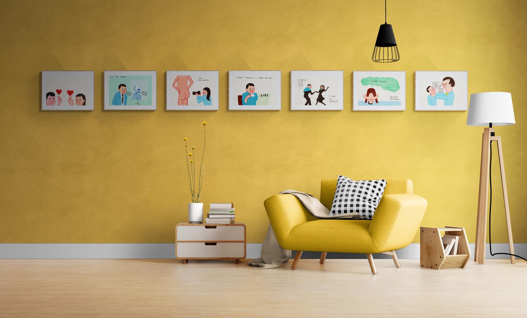 David Shrigley + Joan Cornellà - VOTE Set of 8 horizontal prints Modern Design 9
