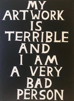 David Shrigley – My Artwork is Terrible, 2018