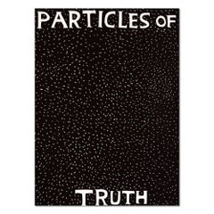 David Shrigley, Particles of Truth – Linolschnitt, zeitgenössische Pop-Art, signierter Druck