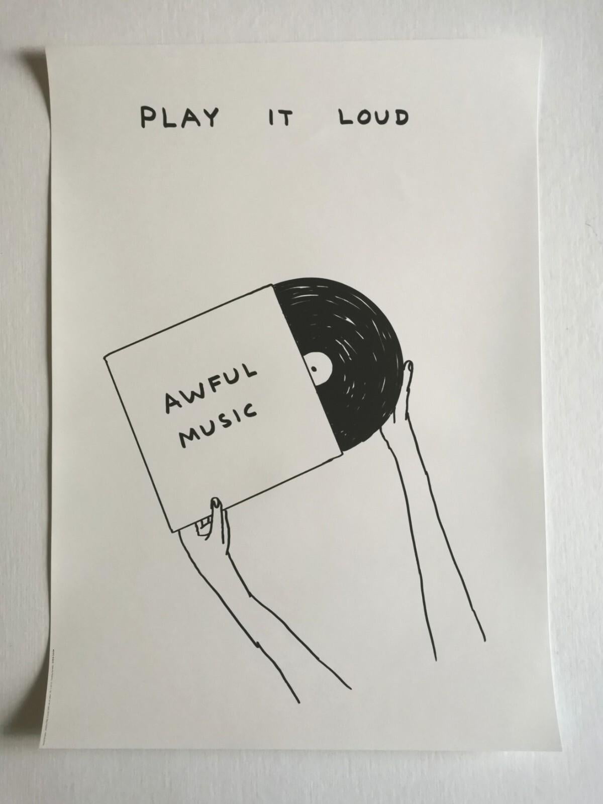 David Shrigley - Play it Loud For Sale 1