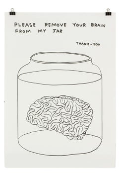 David Shrigley -- Please Remove Your Brain From My Jar, limited edition