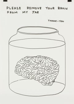 David Shrigley -- Please Remove Your Brain From My Jar, limited edition