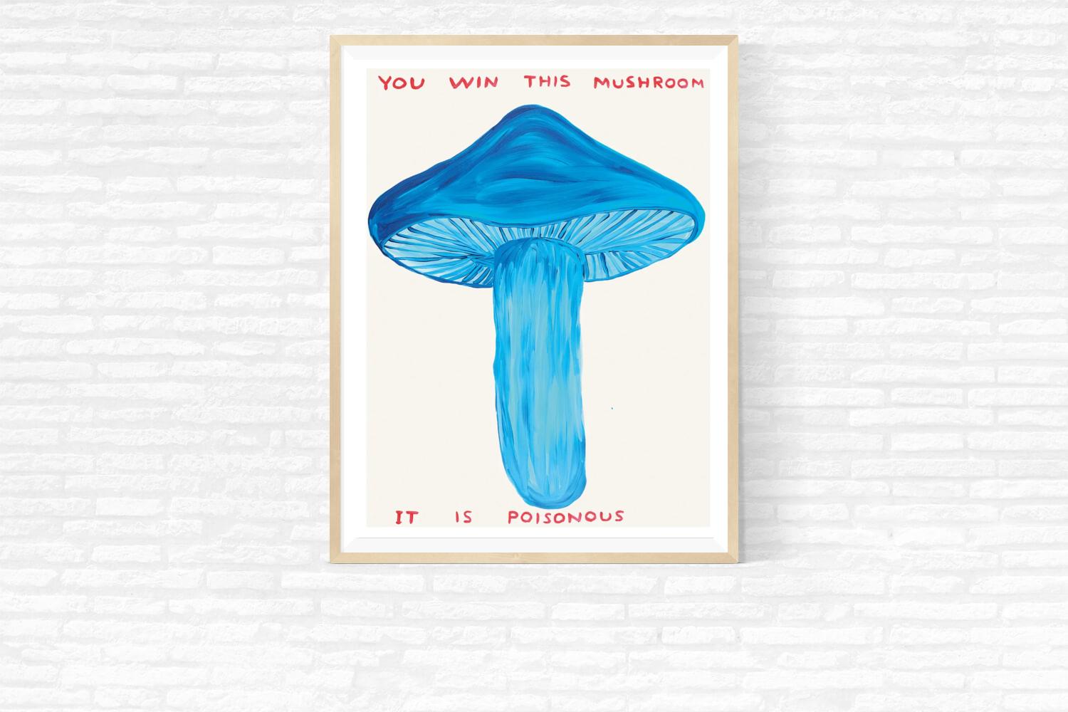 David Shrigley print 'You Win This Mushroom', 2020 For Sale 1