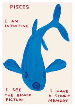 David Shrigley, Signs of Zodiac - Pisces, 2024