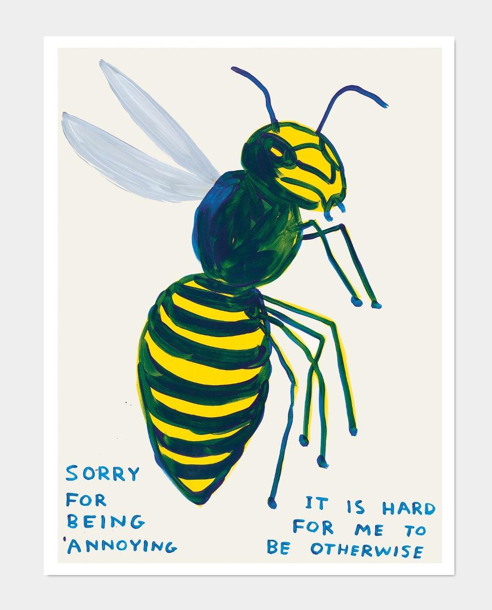 David Shrigley
Sorry For Being Annoying (2021)
80 x 60 cm
Off-set lithography
Printed on 200g Munken Lynx paper