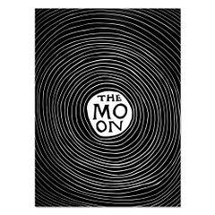 David Shrigley, The Moon: Linocut, Contemporary Art, Signed Print