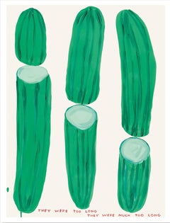 David Shrigley 'They Were Too Long' print