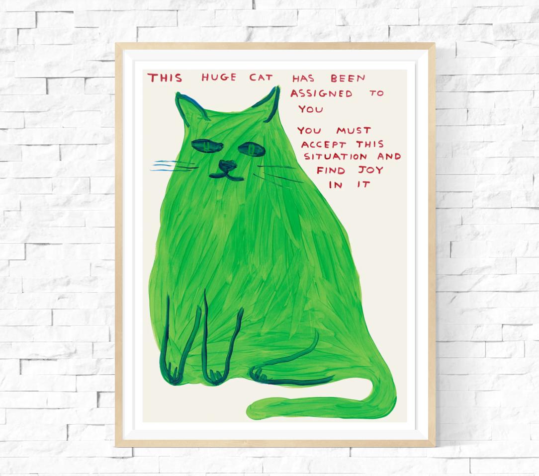 this huge cat has been assigned to you