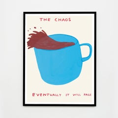 David Shrigley, Ohne Titel (Das Chaos), 2022 (Framiert)