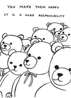 David Shrigley - Sin título (Tú los haces felices), 2023