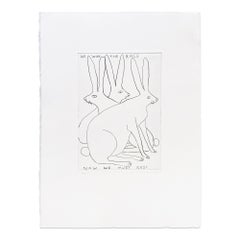 David Shrigley, We Won The Race: Etching Contemporary Pop Art, Signed Print