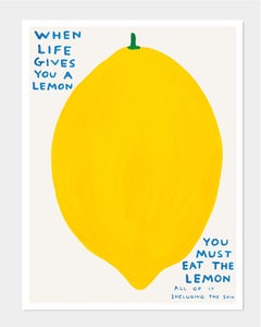 David Shrigley - When Life Gives You A Lemon, 2021