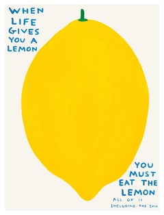 David Shrigley 'When Life Gives You Lemons' print, 2021