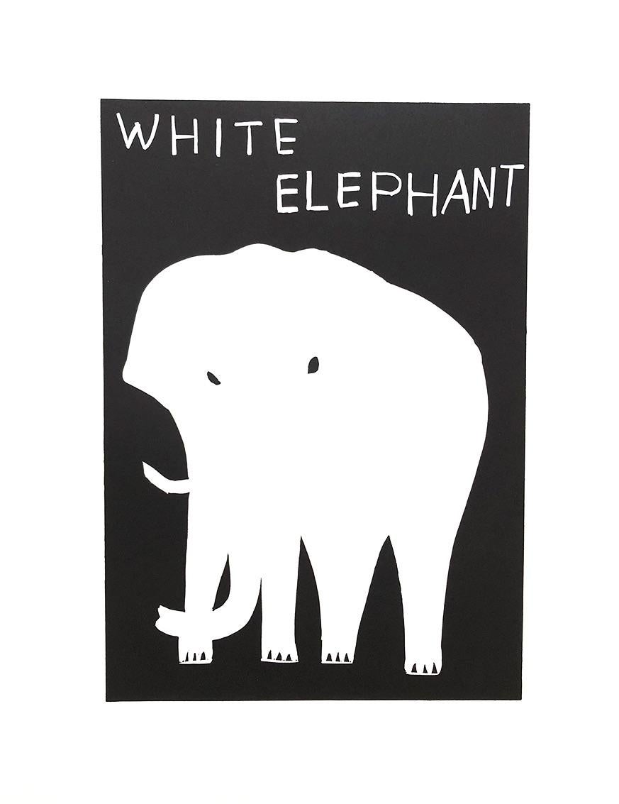 David Shrigley
White Elephant, 2021
Linocut
Format 44 x 57 cm
Paper: Somerset 300 gr.
Edition of 100
Hand-signed and numbered