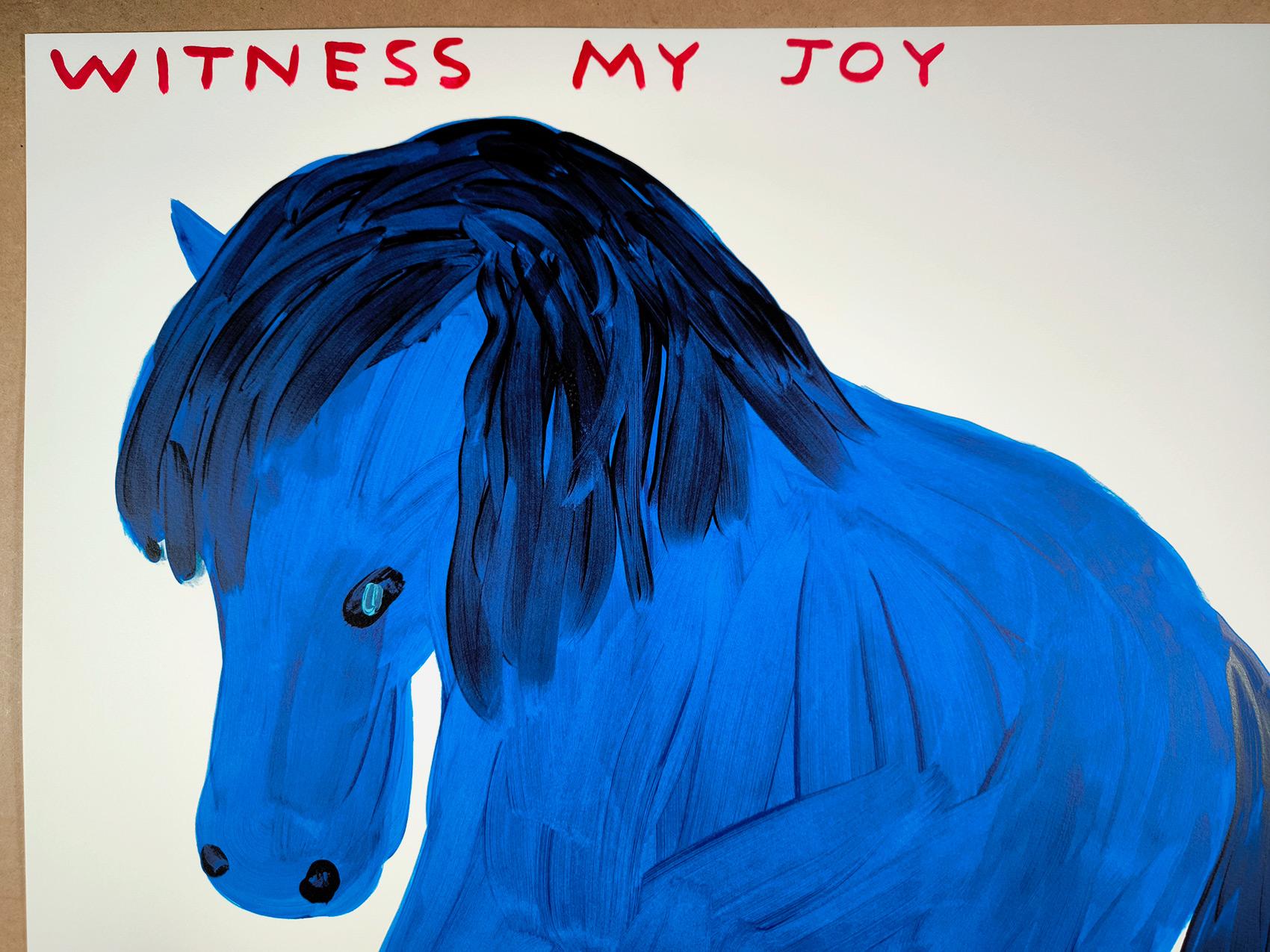 DAVID SHRIGLEY - WITNESS MY JOY
Date of creation: 2022
Medium: Screen print & varnish on Somerset paper
Edition: 125 + 12 AP
Size: 75 x 56 cm
Condition: Brand new, inside its custom packaging
Observations: This is a 16 colour screenprint with a two