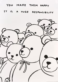 David Shrigley -- You Make Them Happy, offset lithograph, limited edition