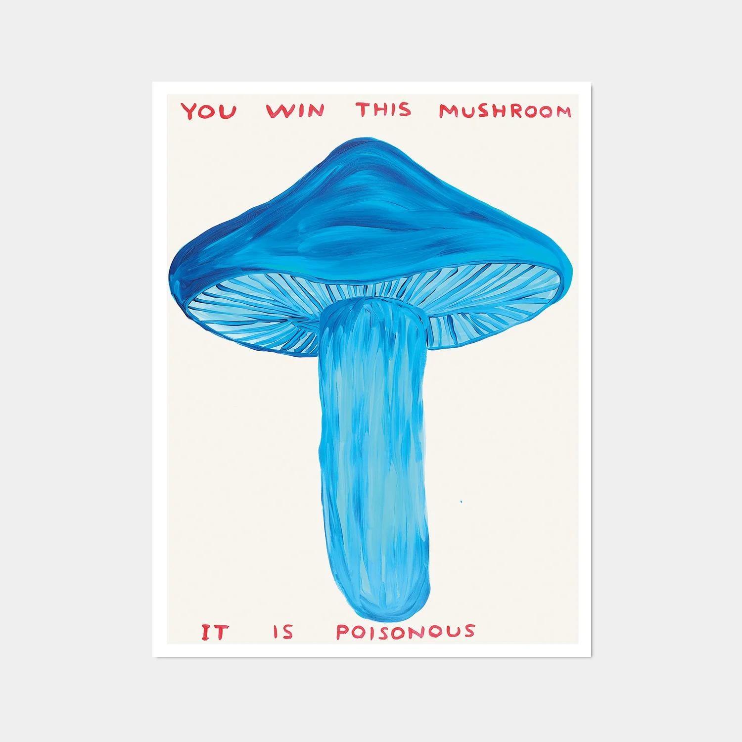 David Shrigley, You Win This Mushroom (framed), 2020 For Sale 1