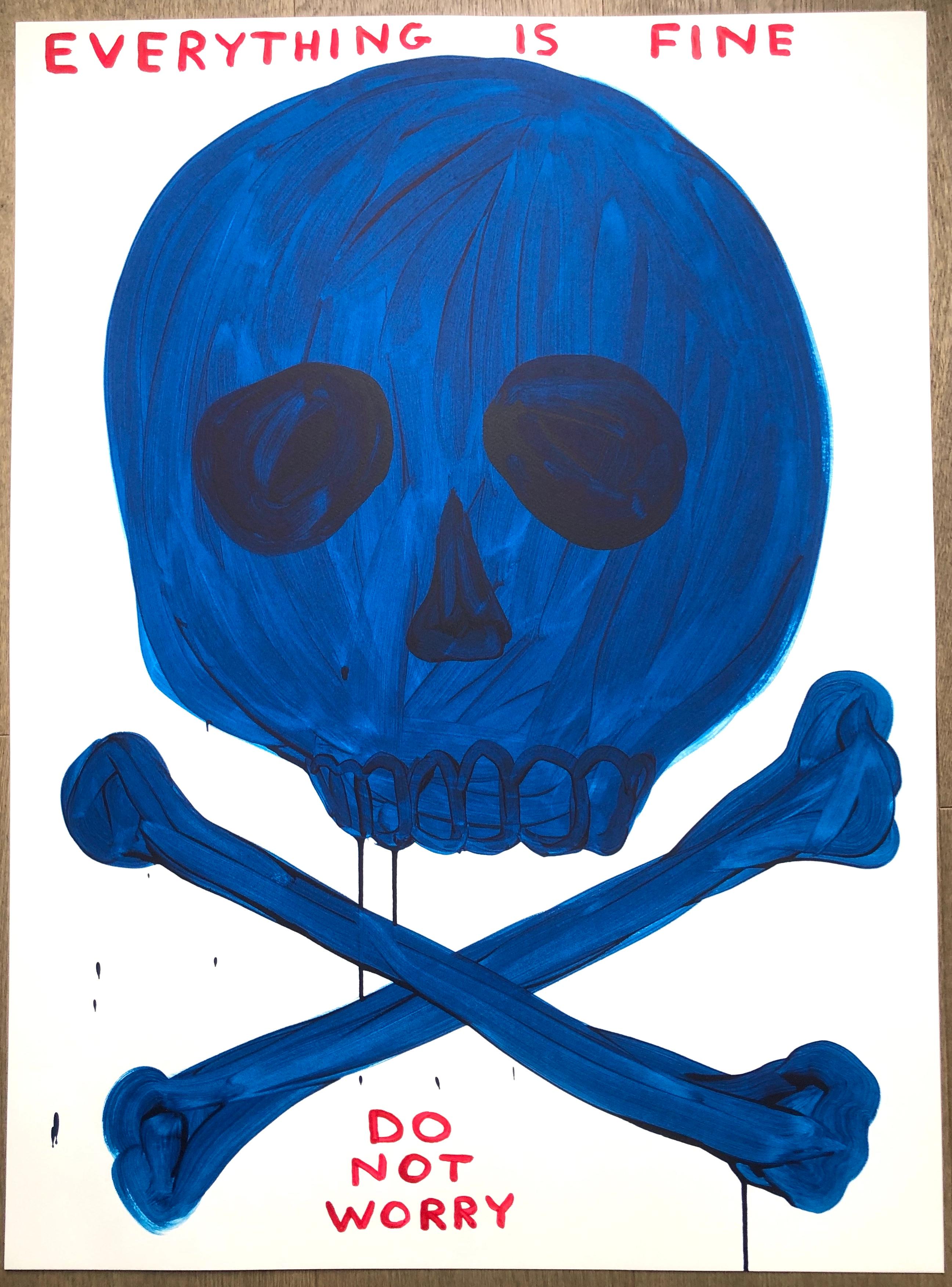 Everthing is Fine - Print by David Shrigley