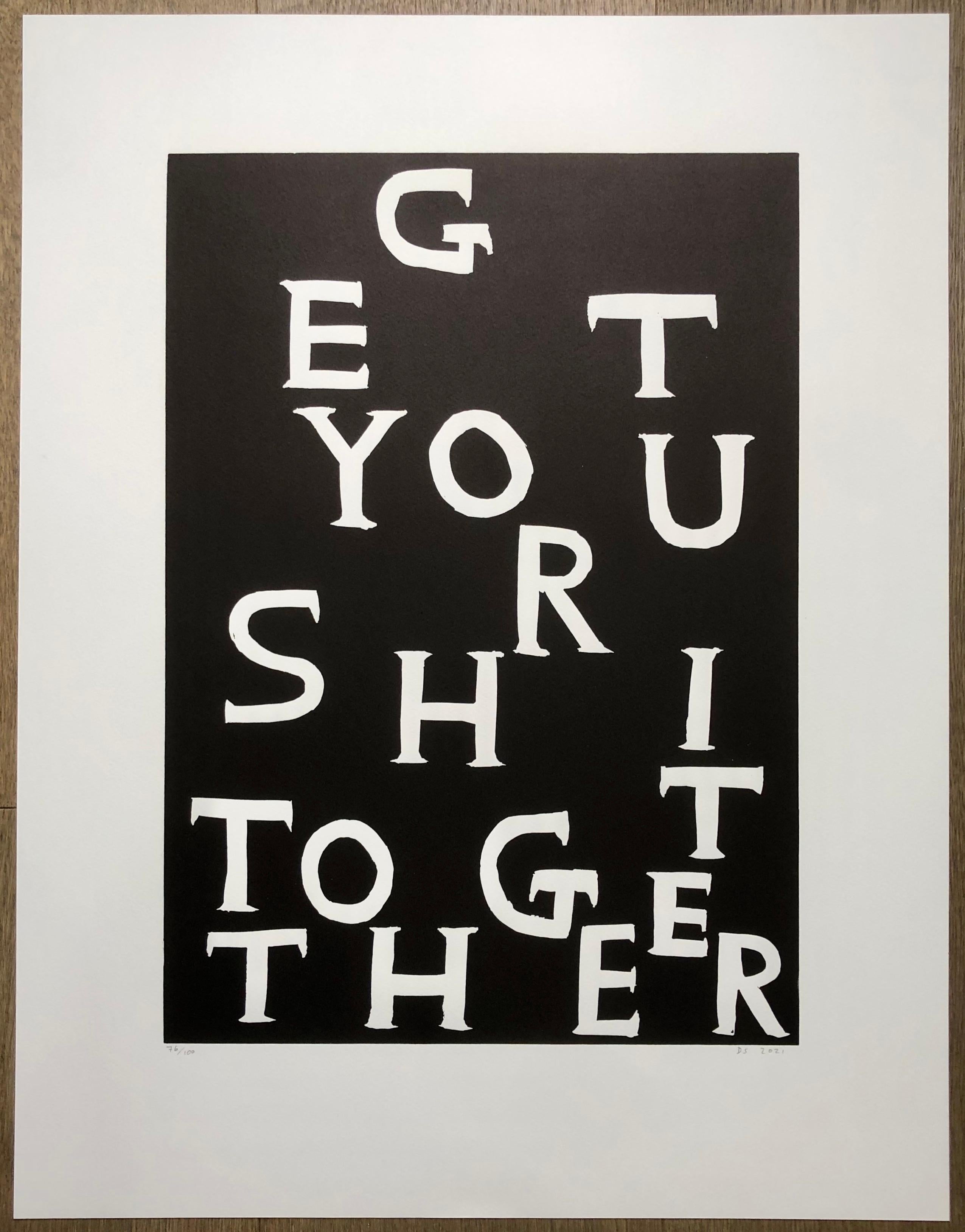 Get Your Shit Together - Print by David Shrigley