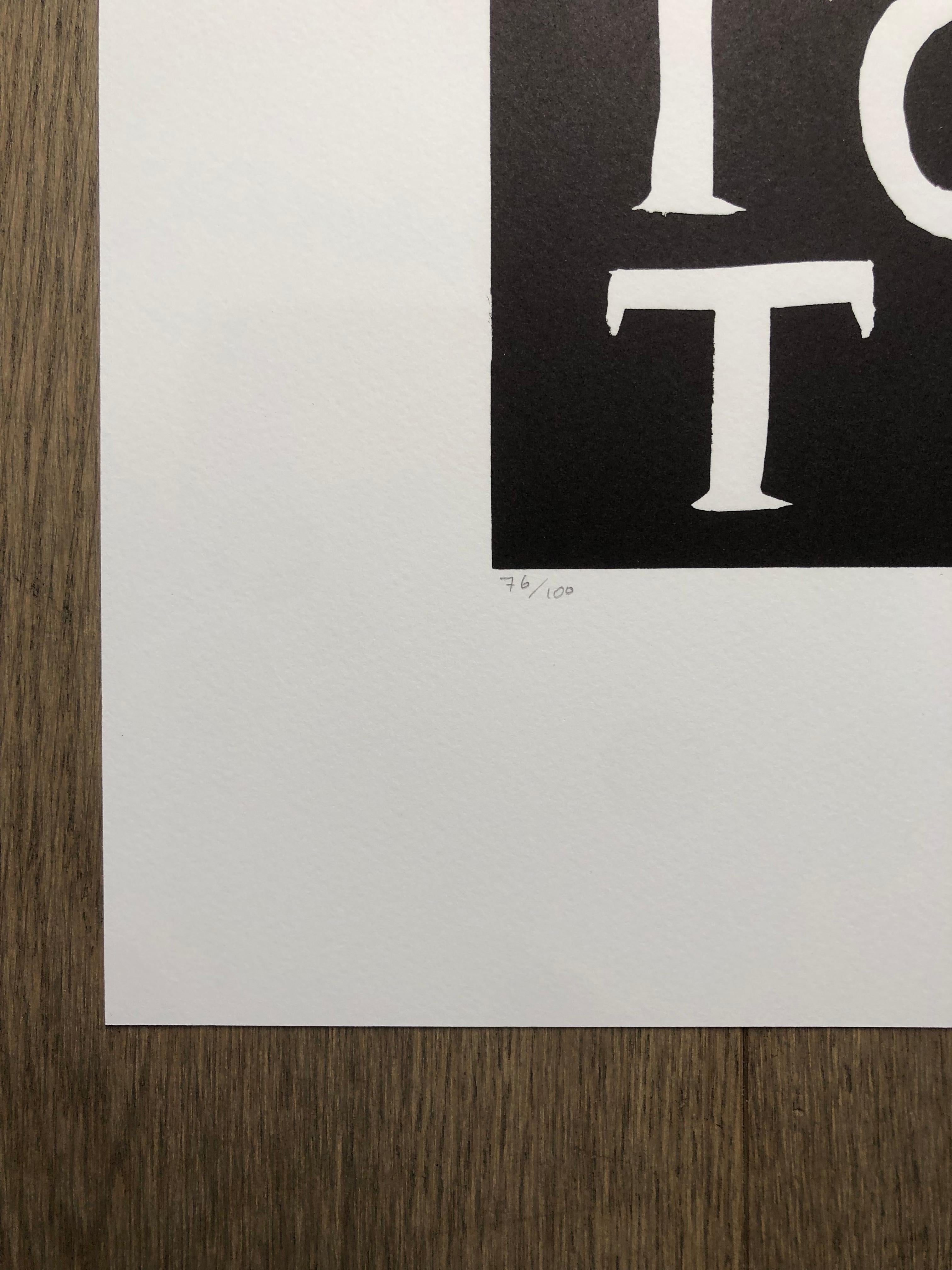 Get Your Shit Together - Contemporary Print by David Shrigley