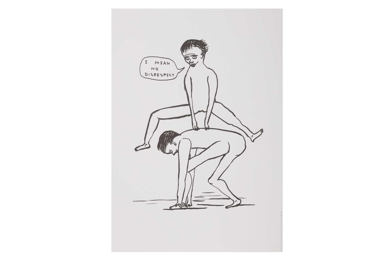 Comportamento umano, animali ed esistenzialismo serie completa di 8 stampe - Print di David Shrigley