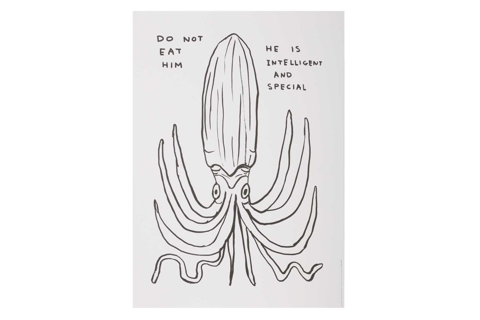 Comportamento umano, animali ed esistenzialismo serie completa di 8 stampe - Animal Print Grigio di David Shrigley