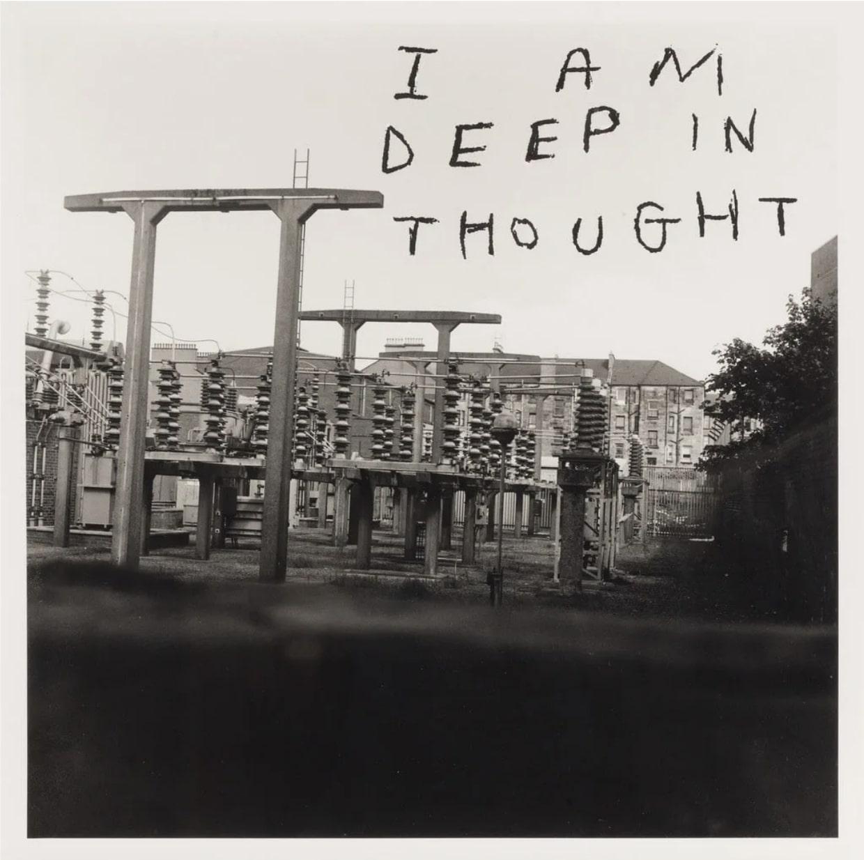 I am Deep In Thought  - Print by David Shrigley