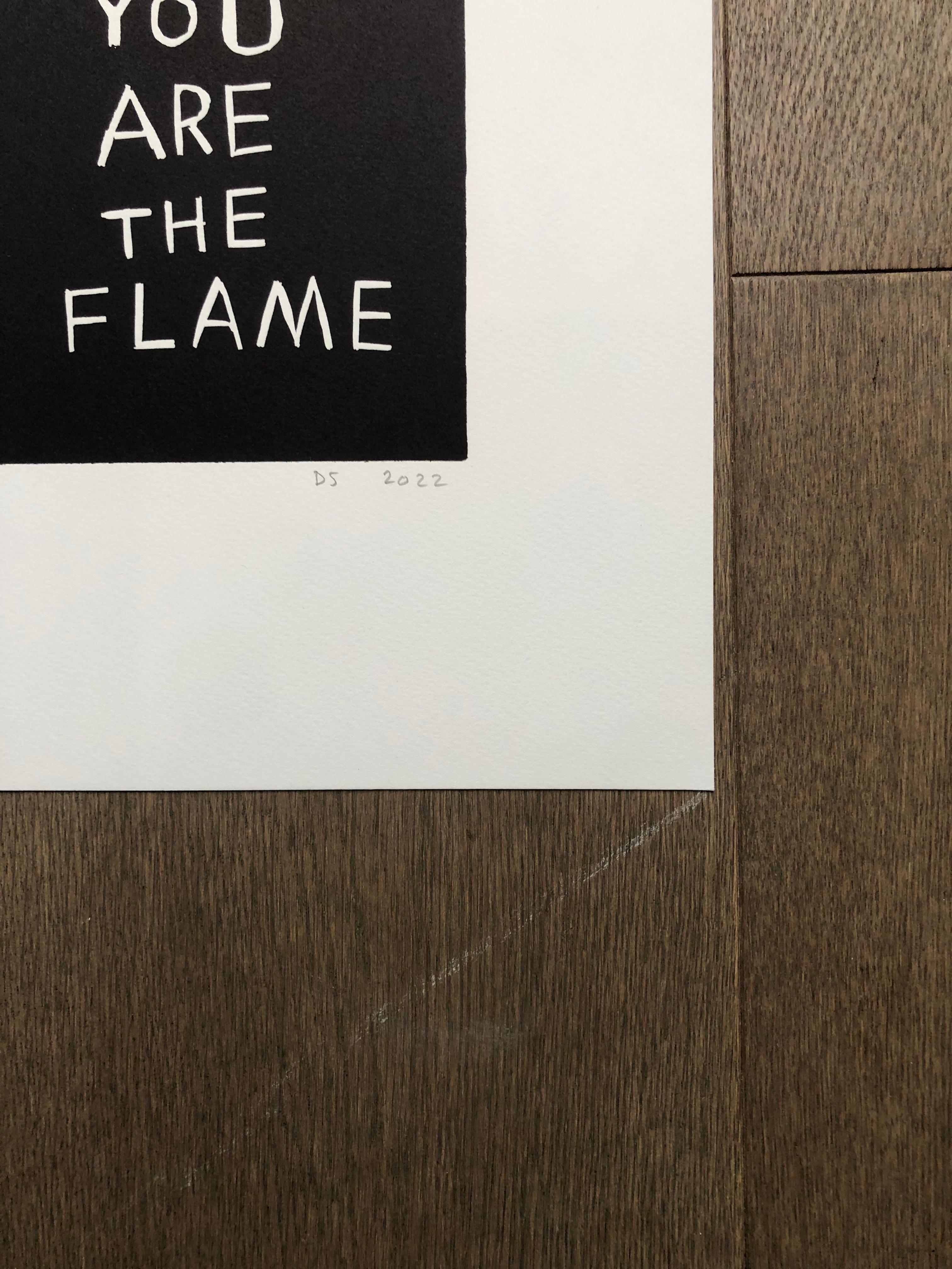 Ich bin der Mutterleib, du bist die Flamme (Zeitgenössisch), Print, von David Shrigley