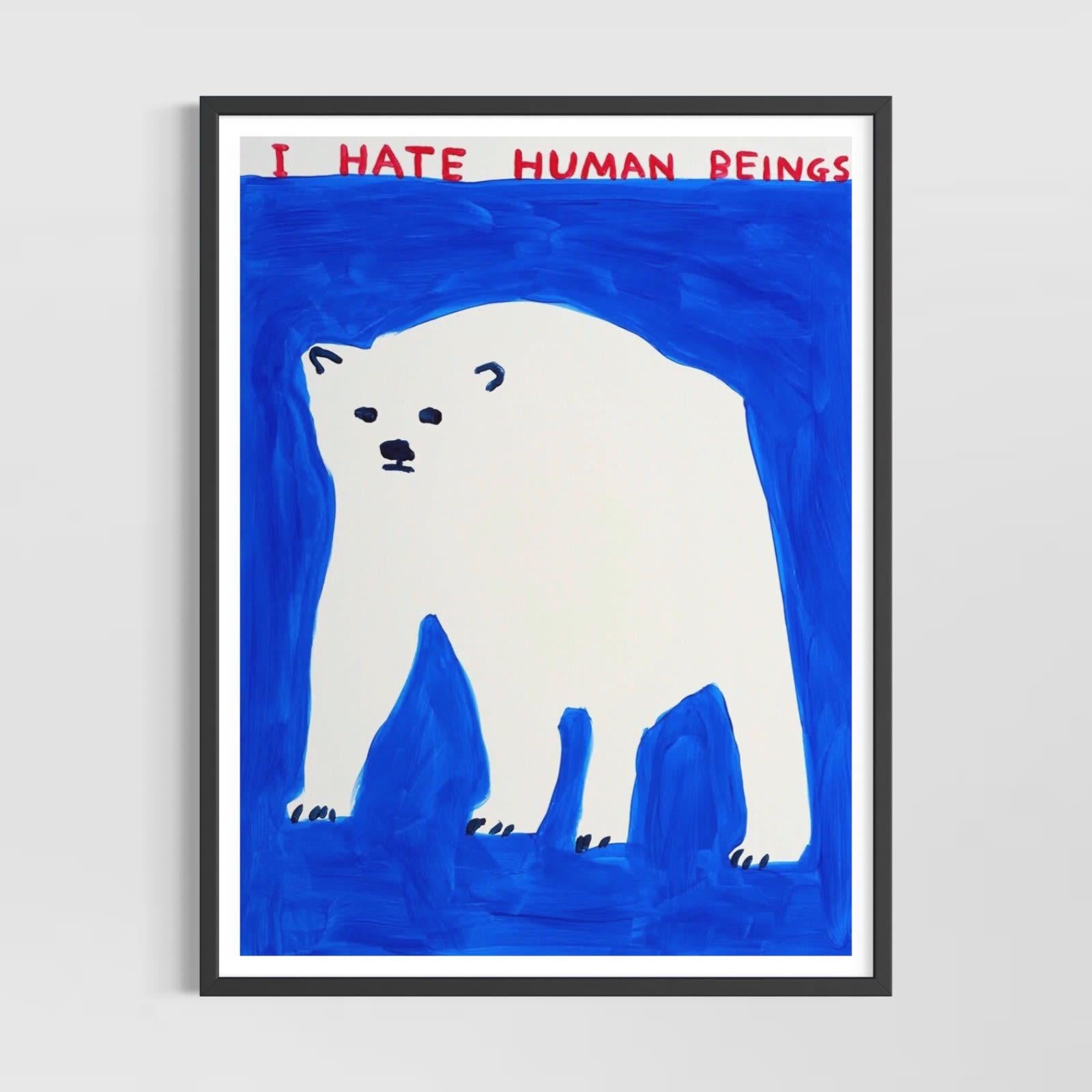 I Hate Humans -Contemporary, 21st Century, Limited Edition - Print by David Shrigley