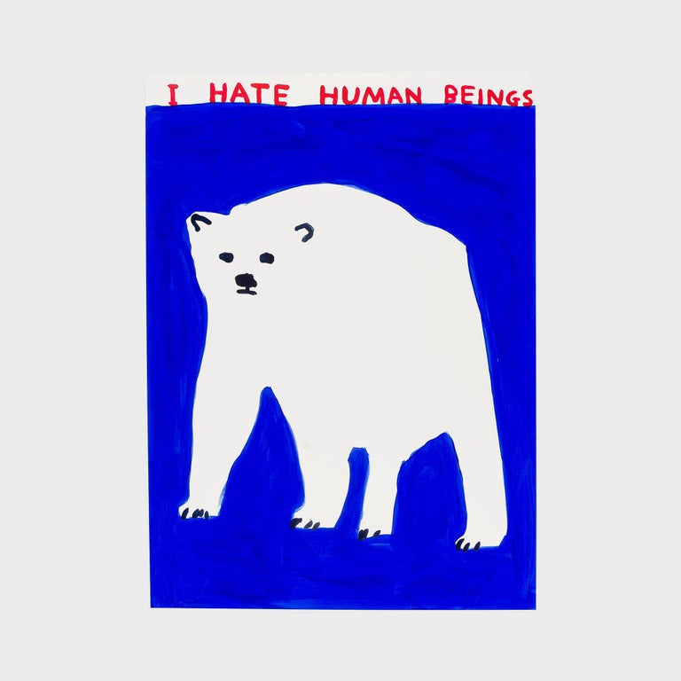David Shrigley - I Hate Humans For Sale at 1stDibs