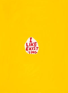 Mi piace esistere di David Shrigley