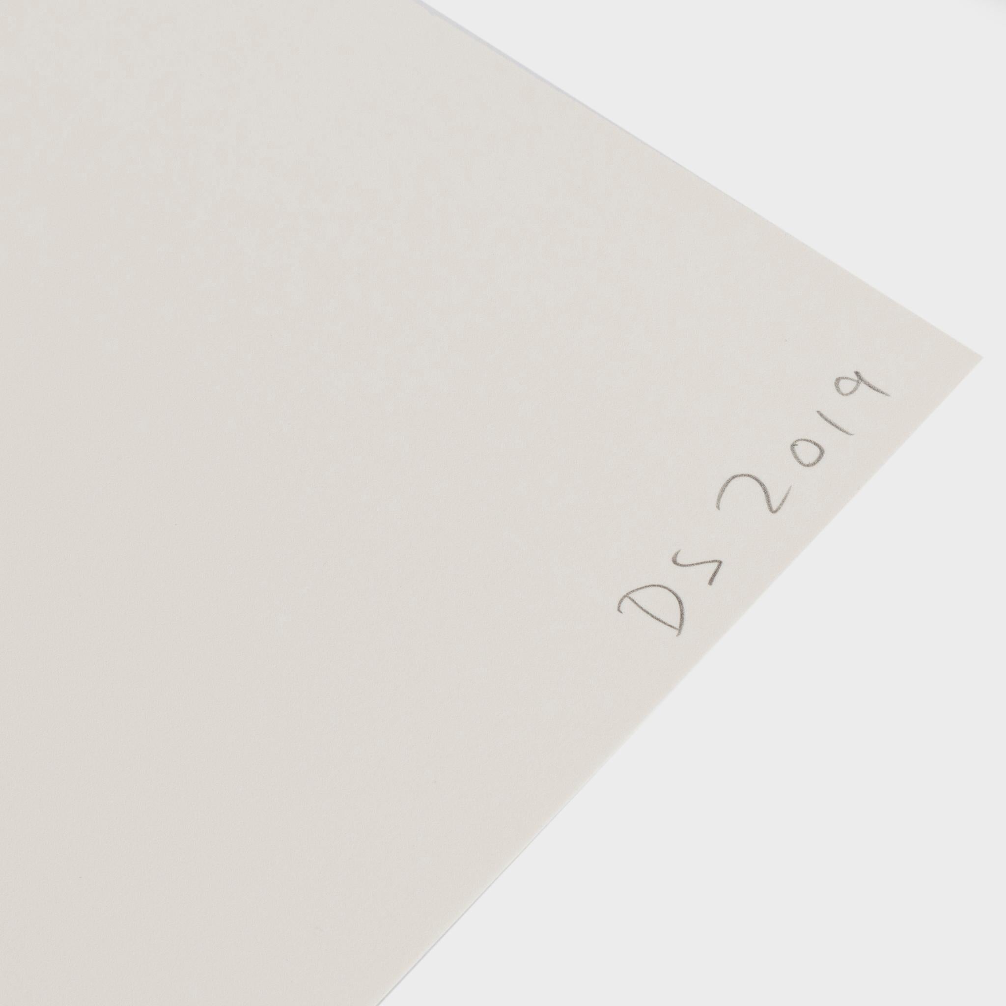 4-Farben-Siebdruck auf Somerset Tub Sized Satin White 410gsm
Ausgabe 117 von 125
76 x 60 cm (29.9 x 23.6 in)
Signiert, nummeriert und datiert auf der Rückseite
Minze. Geringfügige Unvollkommenheiten können aufgrund des Produktionsprozesses