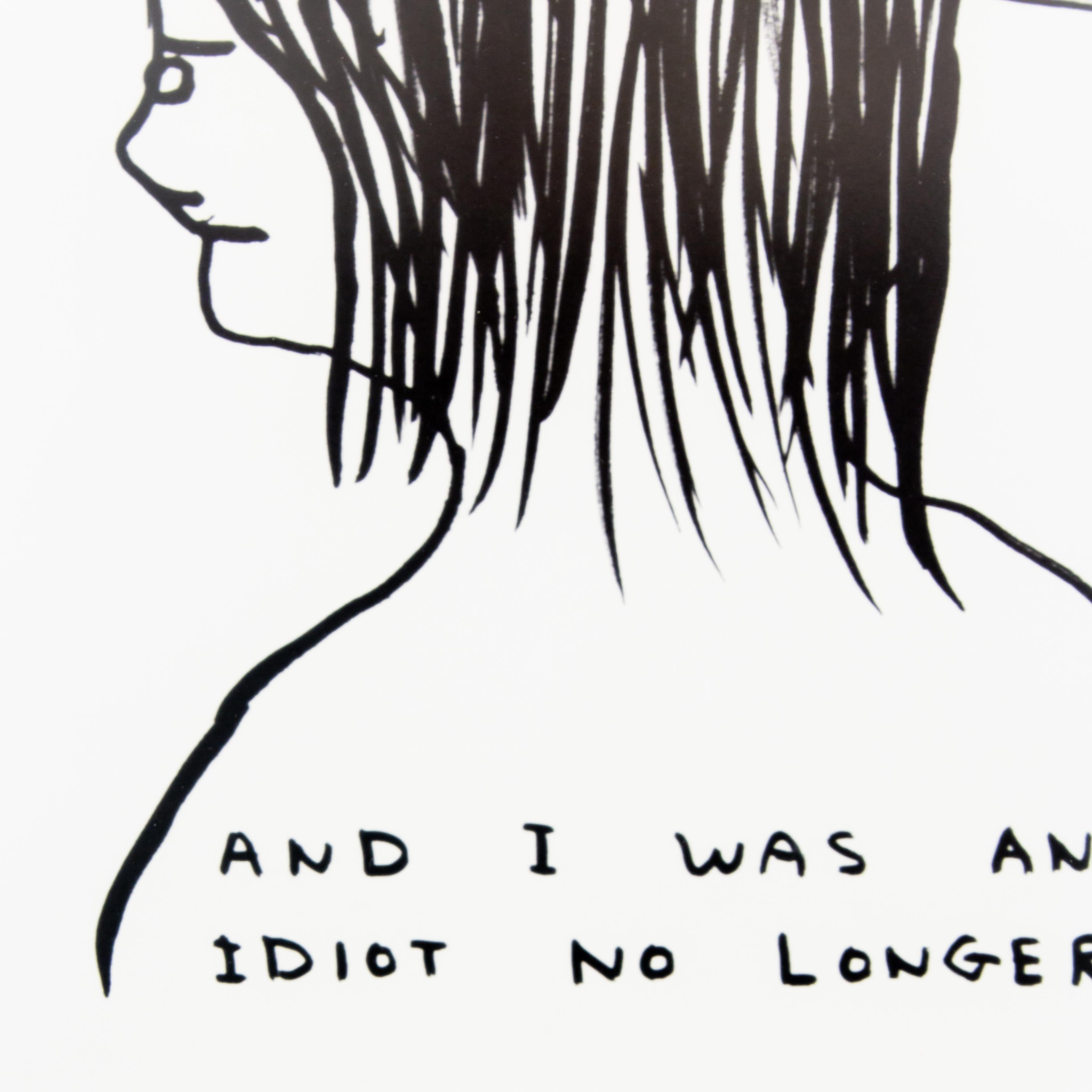 I Received A Clonk To The Head - Contemporary Print by David Shrigley