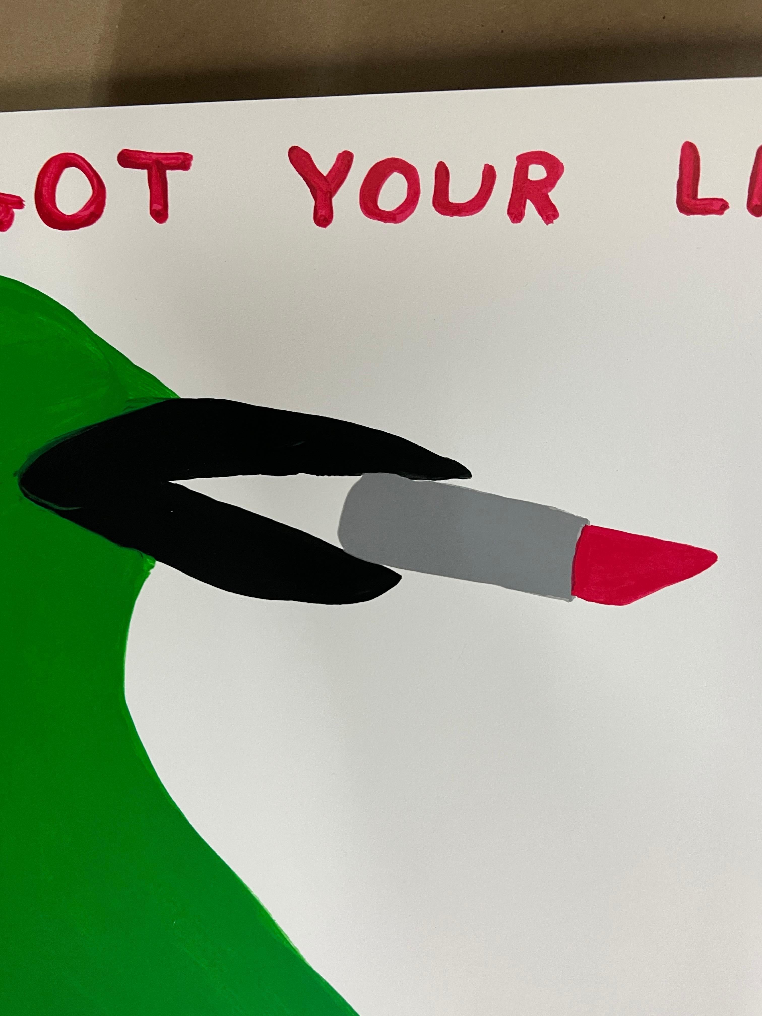 I 've got your Lipstick! Limited Edition (Print) by David Shrigley  For Sale 1