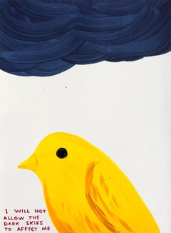 I Will Not Allow The Dark Skies To Affect Me By David Shrigley