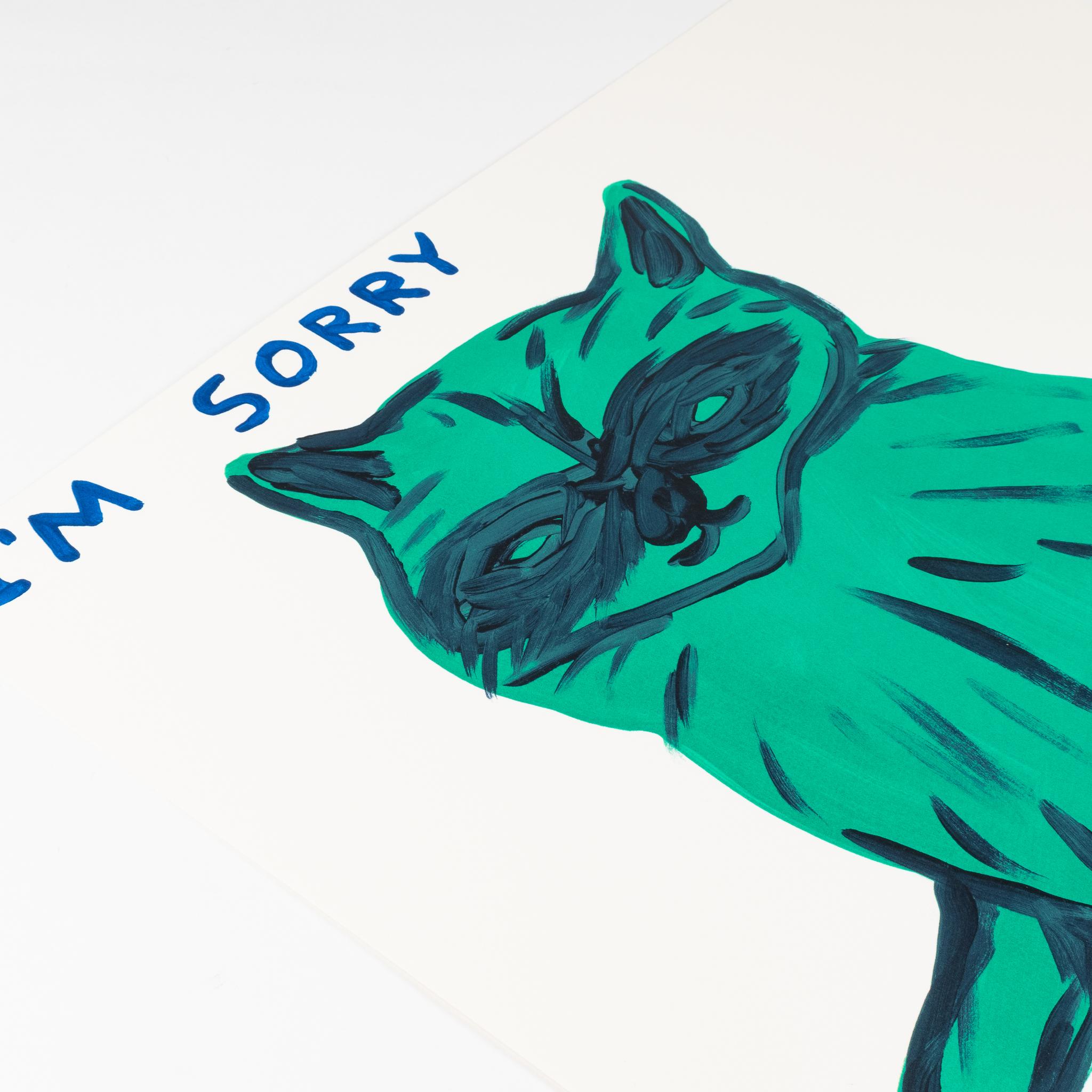 Ich bin Sorry, ich kann nicht garantieren, dass es noch einmal passiert wird, limitierte Auflage Signierter Druck (Zeitgenössisch), Print, von David Shrigley